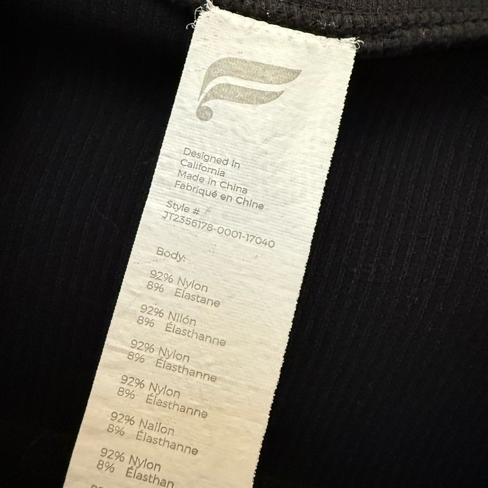 Fabletics Black Athletic Scuba Jacket - image 3